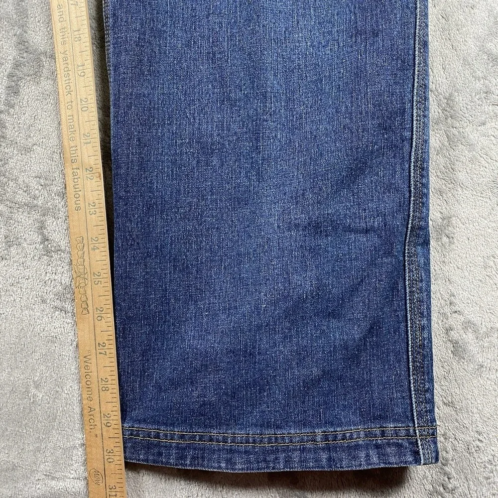 Duluth Trading Jeans Mens Size 40x32 (fit 40x30) Flex Ballroom Relaxed Fit Denim